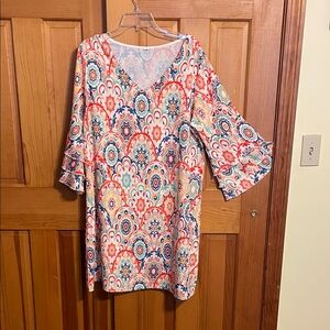 Colorful Patterned Women's Top